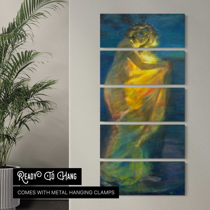Woman Clothed with the Sun by Alice Pike Barney canvas print, interior display view