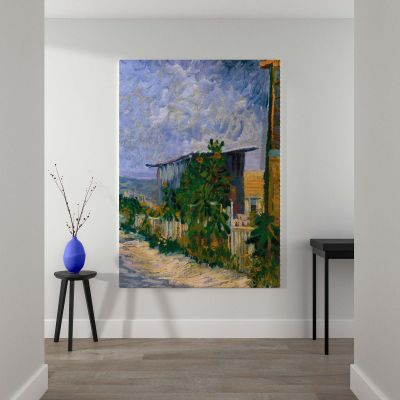 Shelter on Montmartre by Van Gogh Print - Countryside Landscape Art