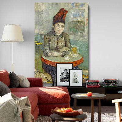 Agostina Segatori in the Cafe du Tambourin - Parisian Portrait Print By Vincent van Gogh 