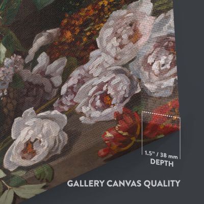 Spring Flowers - Roses and Hydrangeas Floral Print By Claude Monet 