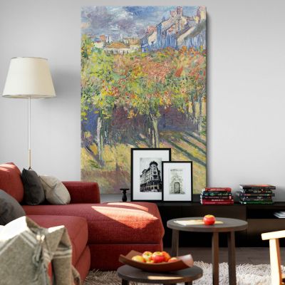 View from His House at Le Cours du 14 Juillet - Impressionist Landscape By Claude Monet 