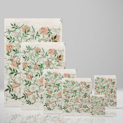 Jasmine Pattern - Orange and Green Botanical Design By William Morris 