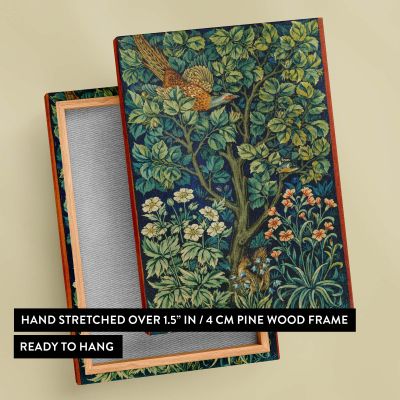 Cock Pheasant - Woodland Birds and Flowers Design By William Morris & John Henry Dearle 
