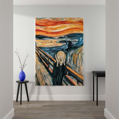 The Scream - Iconic Expressionist Art in Vivid Tones By Edvard Munch 
