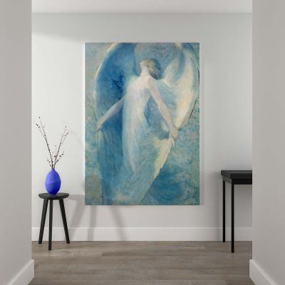 The Angel - Soft Toned Spiritual Figure By William Baxter Closson 
