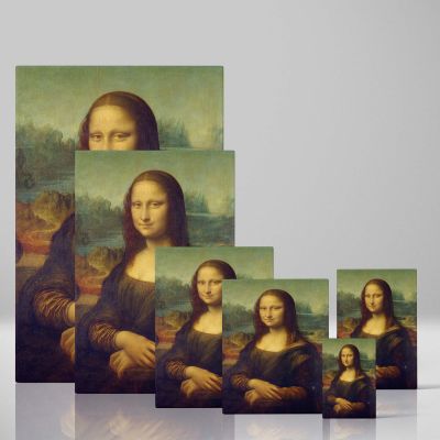 Mona Lisa - Iconic Renaissance Portrait of Lisa Gherardini By Leonardo da Vinci 