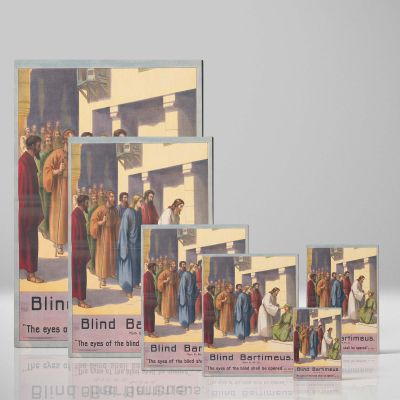 Blind Bartimeus - Jesus Healing the Blind Bible Scene