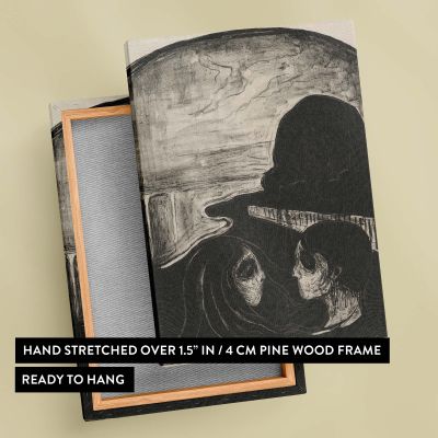Attraction I - Dark Romantic Gothic Scene By Edvard Munch 