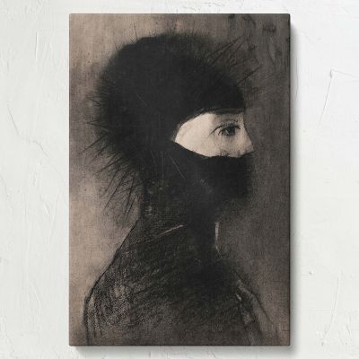 Armor - Surreal Fantasy Knight Portrait By Odilon Redon 
