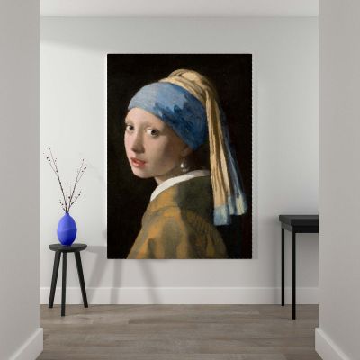 Girl with a Pearl Earring - Iconic Portrait By Johannes Vermeer 