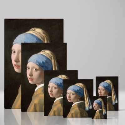 Girl with a Pearl Earring - Iconic Portrait By Johannes Vermeer 
