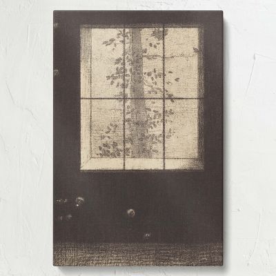 Le Jour (Day) - Tree Through Window Minimalist Scene By Odilon Redon 