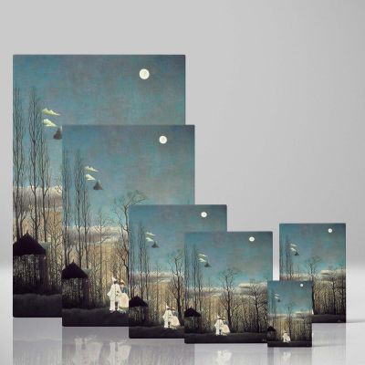 Carnival Evening - Surreal Night Forest Scene By Henri Rousseau 