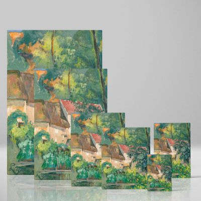 House of Pre Lacroix - Rustic French Cottage Scene By Paul CŽzanne 