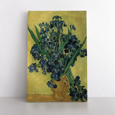 Vincent Van Gogh Painting Irises Abstract Painting Photo Print on Canvas