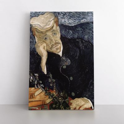 Vincent Van Gogh Painting Portrait Of Dr.Gachet Abstract Painting Photo Print on Canvas