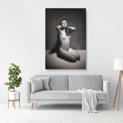 Naked Women Painting by Famous Owen Claxton Photo Print on Canvas Home Decor Wall Mural Gift