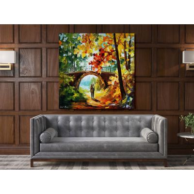 Famous Palette Knife Oil Painting by Leonid Afremov Canvas Photo Print Living Room Decoration Wall Mural