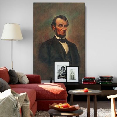 Abraham Lincoln - Presidential Portrait from 19th Century Collection By Alfred W. Stern 