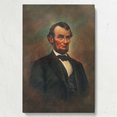Abraham Lincoln - Presidential Portrait from 19th Century Collection By Alfred W. Stern 