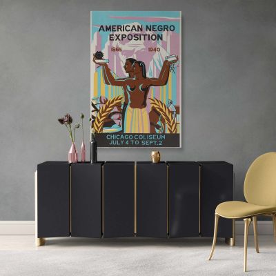 American Negro Exposition 1940 - Civil Rights Era Poster By Robert Savon Pious 