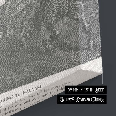 Angel Blocks Balaam - Gustave Dore Donkey Sees Divine Messenger 