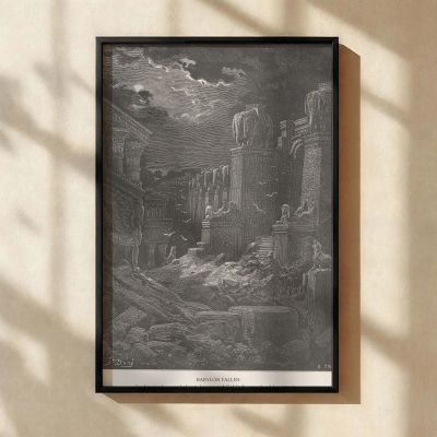 Babylon Has Fallen - Judgment Scene from Revelation by Gustave Dore 