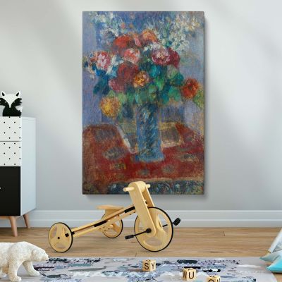 Bouquet de Fleurs - Impressionist Still Life Florals By Camille Pissarro 