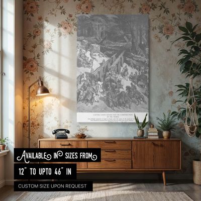 Cedars for Solomon's Temple - Gustave Dore Oxen and Forest Workers 