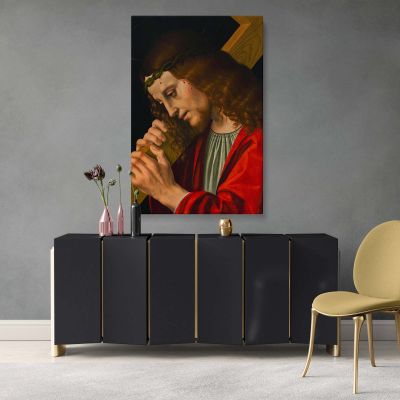Christ Carrying the Cross - Renaissance Religious Scene by Marco d'Oggiono 