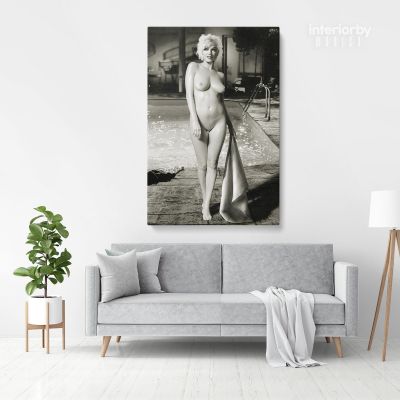 Marilyn Monroe Naked Canvas USA Model Wall Artwork Hangings