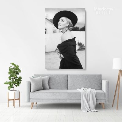 Madonna Pop Singer Art Modanna 80s Albums Print Poster in Canvas