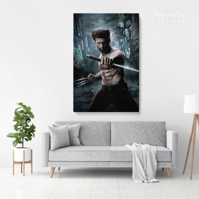 Logan The Wolverine Poster Print Canvas Kids Movie Art Wall Hangings Mural Gifts Canvas