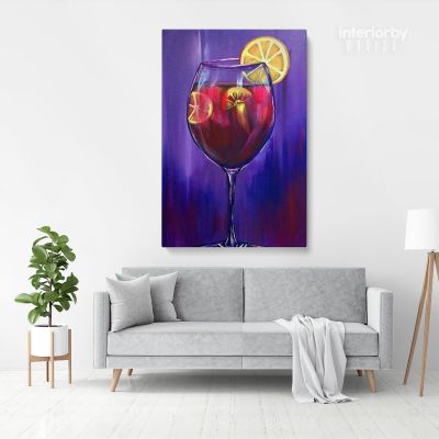 Acrylic Art Painting Print Poster Canvas with Frame or Rolled Canvas Sip and Paint Photo Wall Artwork