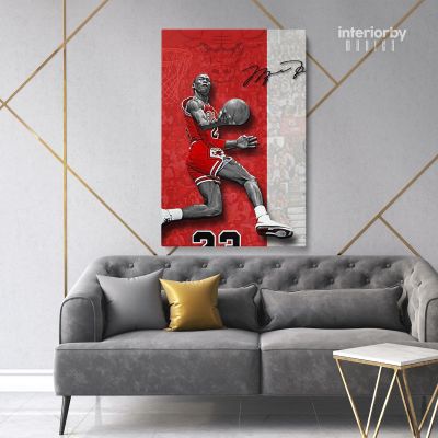 Michael Jordan Basketball Canvas with the Frame or Rolled Canvas Kids Gaming Zone Home Decor