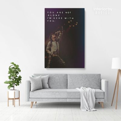 Michael Jackson Poster Canvas MJ Singer Lover Music Personalised Poster Mural Wall Art