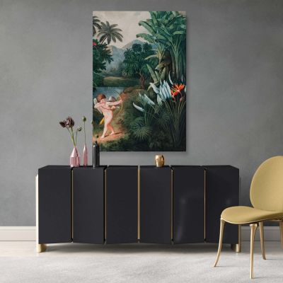Cupid Inspiring Plants - Romantic Botanical Allegory By Robert John Thornton 