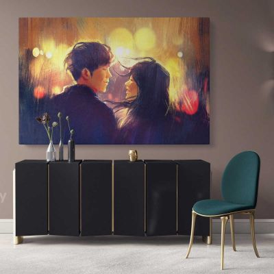 Wicked Ways Killabyte Feat Danyka Nadeau Canvas with Frame/Roll Modern Print Poster Living Room Abstract Mural Gift Wall Hangings