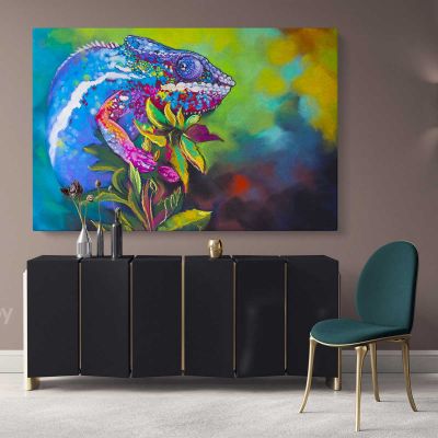Beautiful Toads Frog Original Pastel Poster Artwork Canvas Frame /Roll Modern Print Living Room Abstract Mural Gift Wall Hangings