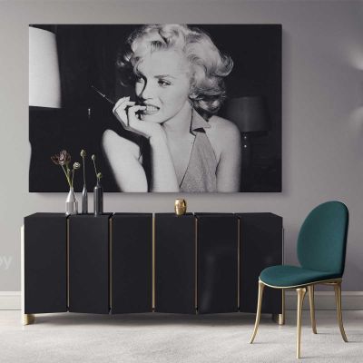 Marilyn Monroe Canvas American Model Wall Artwork Hangings Marilyn Monroe Actress Pop Sexy in Bed Nude Full Body Young Picture Costume