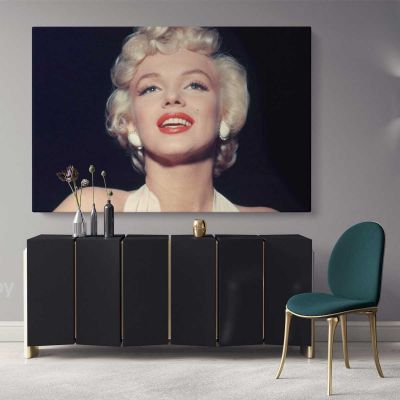 Marilyn Monroe Canvas American Model Wall Artwork Hangings Marilyn Monroe Actress Pop Naked Sexy in White Dress Young Picture Costume