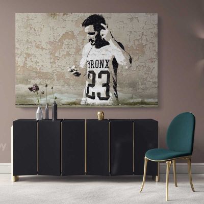 Banksy Graffiti Street Arts Urban Modern Art Print Canvas with Frame / Roll Modern Poster Abstract Mural Gift Wall Hangings ation