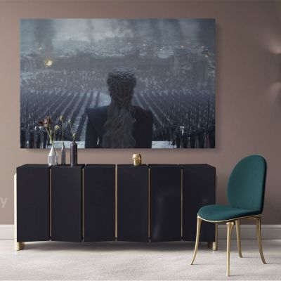 The High and Low Points of Game of Thrones Canvas with Frame / Rolled Gaming Zone Home Decor Wall Art Mural Hangings Gift Gamer Print Poster