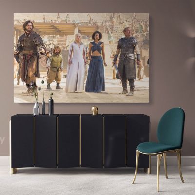 Movie Art Game of Thrones Canvas with Frame / Rolled Canvas Kids Home Decor Living Room Bedroom Wall Art Mural Hangings Gift Print Poster