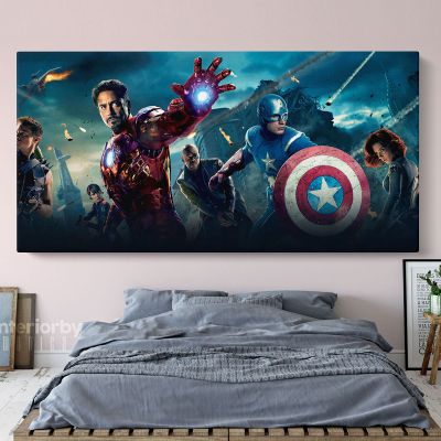 Marvel Avengers Superhero Canvas Childrens Bedroom Canvas
