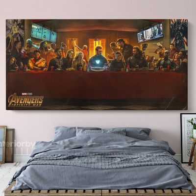 Avengers Infinity War All Characters Superhero Canvas