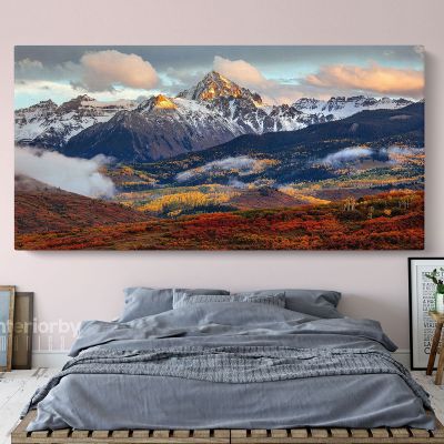 Panoramic Rocky Mountain National Park in Colorado South Summit Canvas