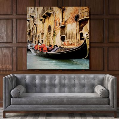 Iconic Italy Honeymoon Charme Poster Print Canvas with Frame