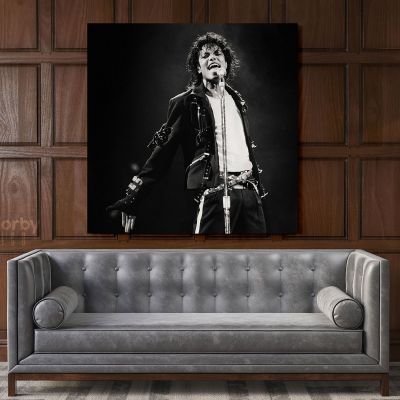 Famous Michael Jackson King of Pop Quote Canvas Mj Dance Moves Wall Art Print Poster Framed Canvas