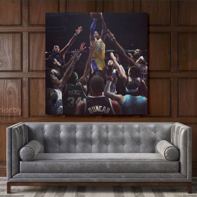 Kobe Bryant Photo Print on Canvas Wall Hangings